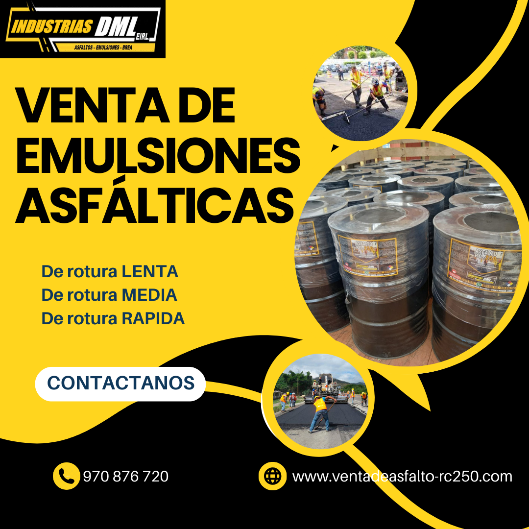 VENTA DE EMULSIONES ASFALTICAS